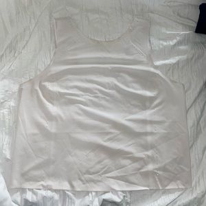 athleta white athletic top
